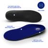Pure Stride Bold Professional Full Length Orthotics - Shoe Support for Metatarsals, High Arch, Flat Feet - Pain Relief for Plantar Fasciitis, Arch, Heel - 1 Pair, Men's 13-13.5, Bold Blue view 2