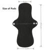 Asenappy Reusable Menstrual Pads - Bamboo Charcoal Menstrual Heavy Incontinence Pads |Sanitary Pads - Pack of 5, 1 Cloth Mini Wet Bag view 4