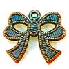 10Pcs. Tibetan Antique Copper RIBBON Bow Gift Wrap Charms Ear Drops CH63 charm original view 1