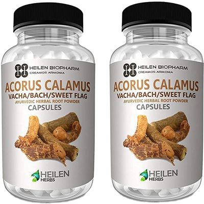 SEASOL Heilen Biopharm Vacha/Sweet Flag/Acorus Calamus/Bach Powder, 500 mg X 360 Capsules, 180 Grams