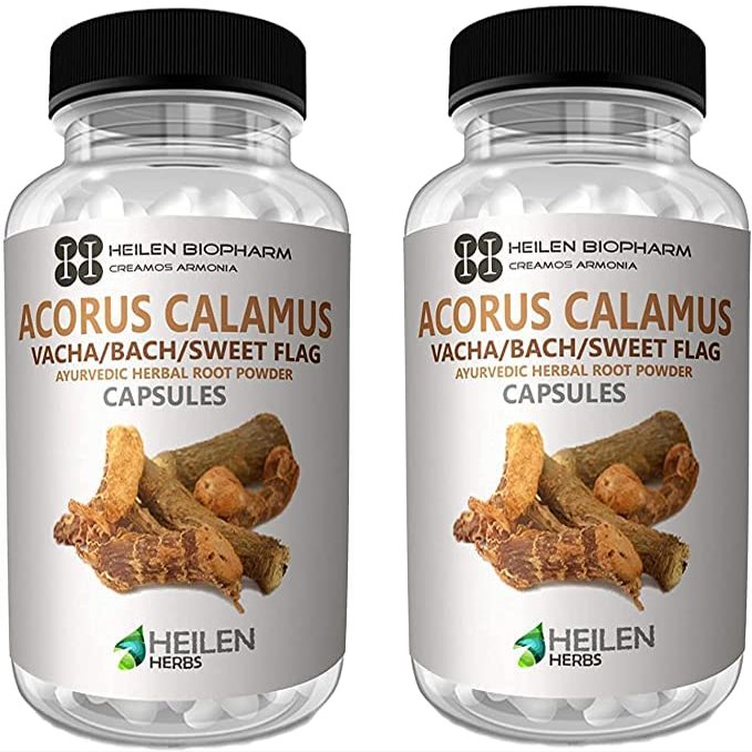 SEASOL Heilen Biopharm Vacha/Sweet Flag/Acorus Calamus/Bach Powder, 500 mg X 360 Capsules, 180 Grams