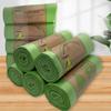 Compostable Trash Bags - Vedein 13 Gallon Tall Kitchen Garbage Bags 75 Count Unscented Trash Can Liners 50 Liter Medium Wastebasket Bags for Bathroom Home Bedroom Office Garbage Can (5Rolls/Green) view 1