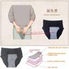 3-Pack Mens Incontinence Underwear Cotton Regular Absorbency Reusable Washable Urinary Incontinence Briefs 150ml pad  (Large, Black) view 2
