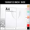 EUSOAR Exra Large Size Gift Wrap Bags, 25 Pack 16x6x12 inches White Paper Heavy Duty Bags with Handles, for Wedding, Grocery, Boutique, Retail, Business, Party Favors, Birthdays view 2