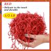 Outus 0.5LB Red Crinkle Cut Paper Shred Filler Shredded Paper for Gift Box Gift Basket Bag Filler Red Grass Tissue Cushion Stuffing for Valentines Christmas Holiday Packaging Wrapping view 2
