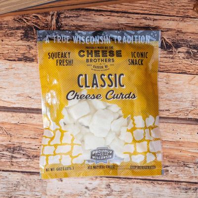 Cheese Bros Squeaky Fresh Wisconsin CHEESE CURDS | 6 ounce bags | Gourmet Gift for Families (4)
