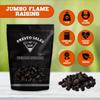 Raisins, Jumbo Flame, Packaged in a 1 lb. (16 oz.) resealable pouch bag, USA, Great trace mineral, boron, in the diet, Vegan, No Added Sugar, Energy Boost snack, Luscious, Kids and Adults, Seedless by Presto Sales LLC view 2