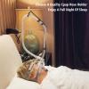 LONYEON CPAP Hose Holder - CPAP Hose Hanger for Bed Avoid Tangling and Prevent Blockage,Keeps The Air Hose Up and Away from Your Face and Arms to Make You Sleep Better,Black view 4