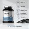 Horbach MSM Supplement | 3000mg | 300 Coated Caplets | Methylsulfonylmethane with Calcium | Vegetarian, Non-GMO, Gluten Free view 4