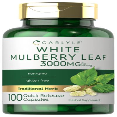 Carlyle Mulberry Leaf Extract | 100 Capsules | Non-GMO and Gluten Free Herbal Supplement