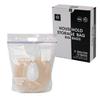 12 Large Plastic Storage Bags, 3 Gallons, Zero BPA, Double Zipper Seal, 3 Mils Thick, Double Layer Carry Handle, 15"x15"x7", Moving, Seasonal, Travel view 1