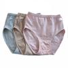 3-Pack Womens Incontinence Underwear Cotton Regular Absorbency Reusable Washable Urinary Incontinence Briefs (L, Khaki) view 1