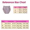 3-Pack Womens Incontinence Underwear Cotton Regular Absorbency Reusable Washable Urinary Incontinence Briefs (XL, Khaki) view 4