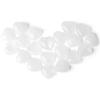10 PCS Heart Clear Crystal Thicken Love Hearts Shaped Healing Crystals Natural Stones Palm Real Gemstones Set Reiki Energy Balancing Carved Palm Worry Stone Meditation Bulk Love Gift view 1