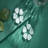 10 PCS Heart Clear Crystal Thicken Love Hearts Shaped Healing Crystals Natural Stones Palm Real Gemstones Set Reiki Energy Balancing Carved Palm Worry Stone Meditation Bulk Love Gift view 2