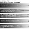 Hion 8 Pcs Ear Wax Removal Kit,Professional Double-Headed Ear Pick Earwax Removal Tools,316L Stainless Steel Ear Cleaner Curette with Cleaning Brush and Storage Box,Suit for Kid Adult(Silver) view 2
