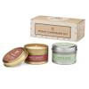 Almeara 2 in 1 Candle Combo - Sage and Palo Santo Set - 2x 3.7oz - Long Lasting |+40hr burn time |100% Soy Wax -Paraffin Free Candle For Cleansing House-Gift Box Ready-Relax and Restore The Body&Mind view 1