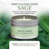 Almeara 2 in 1 Candle Combo - Sage and Palo Santo Set - 2x 3.7oz - Long Lasting |+40hr burn time |100% Soy Wax -Paraffin Free Candle For Cleansing House-Gift Box Ready-Relax and Restore The Body&Mind view 3