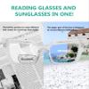 Eyekepper Transition Photochromic Bifocal Readers Reading Glasses for Women Oversized Transparent +1.5 view 4