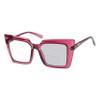 Eyekepper Transition Photochromic Bifocal Readers Reading Glasses for Women Oversized Purple +1.5 view 1
