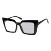 Eyekepper Transition Photochromic Bifocal Readers Reading Glasses for Women Oversized Black +3.5 view 1