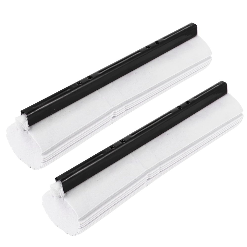 Mipcase 2pcs PVA Sponge Mop Refill Highly Absorbent Replacement for Effortless Home Cleaning Quick Drying and Easy to Replace Grey