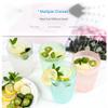 Ottdien Unbreakable Plastic Drinking Glasses Set of 4, Plastic Tumblers Cups Reusable, Colorful BPA Free Dishwasher Safe, Water Juice Cups Gifts 12oz view 4
