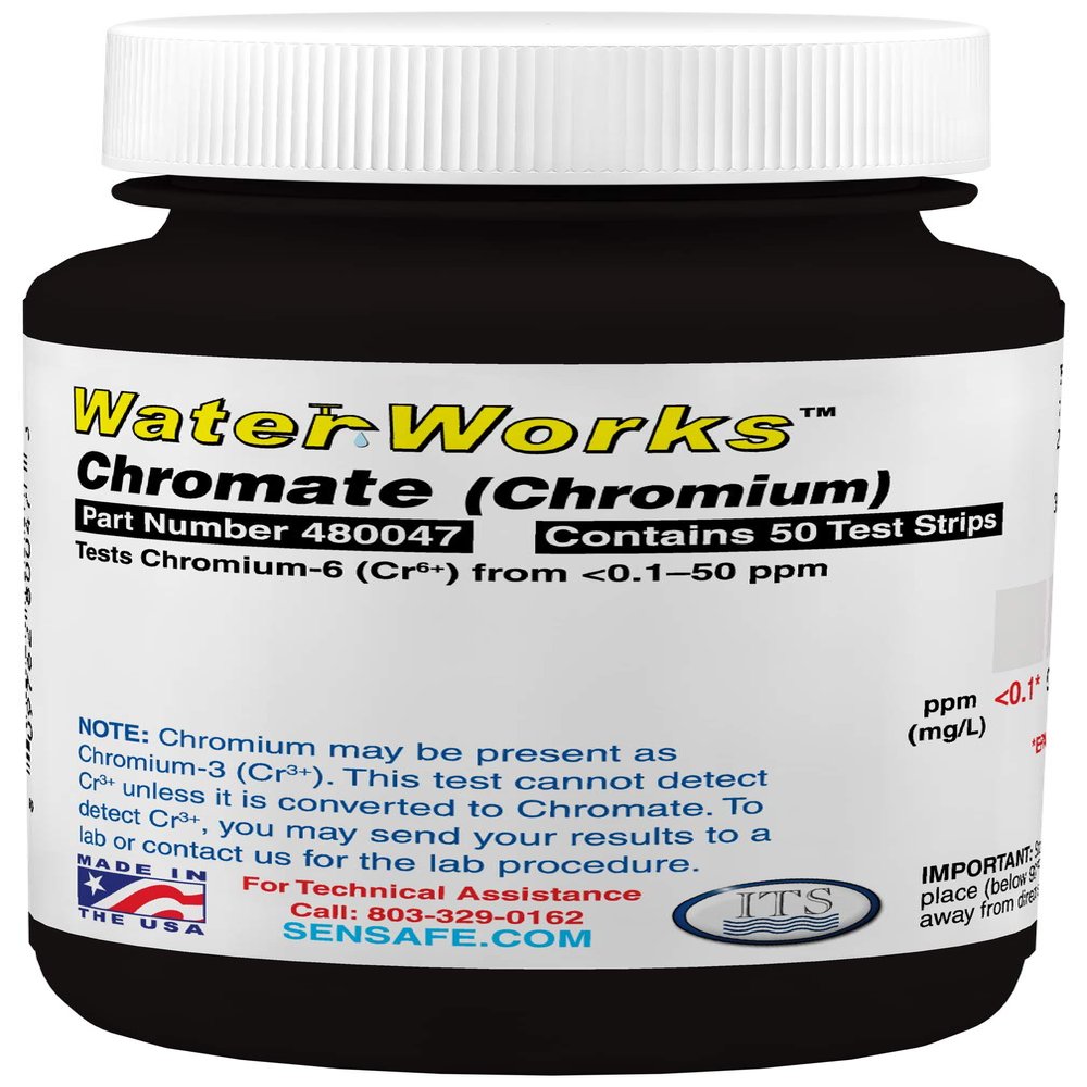 2 Set Industrial Test Systems WaterWorks 480047 Chromium (Chromate), 1 Minute and 17 Seconds Test Time