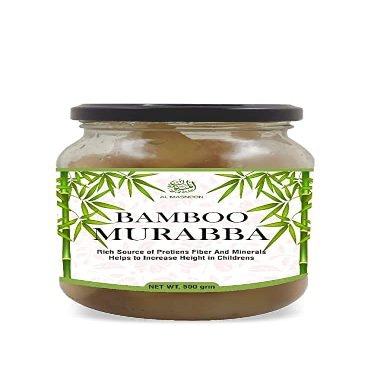 AL MASNOON Homemade Bamboo Murabba Helps Increasing Height Growth | Bans Ka Murabba 500 grm | Bamboo Shoots Murabba Good for Health 500grms