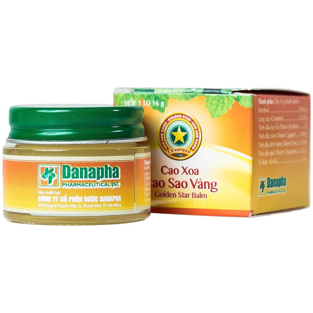 Golden Star Balm 16 Grams Large Jar - Cao Sao Vang 16 Grams