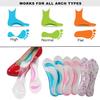Bellcon Silicone Gel Self-Adhesive Shoes Inserts for Women Sandals Arch Support Shoe Insoles for High Heels and Peep Toes Gel Inserts for Flat Feet Pains Relief Plantar Fasciitis, 3 Pairs view 3