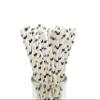200 Pcs Disposable Straws, Party Straws, Biodegradable Paper Straws for Juices, Shakes, Smoothies, Birthday Party Baby Shower Supplies (Moustache) view 1