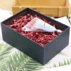 NA Crinkle Cut Paper Glitter Gift Box Filler Packaging Supplies DIY Gift Box Filling Raffia Paper for Valentines Day Wine Red view 4