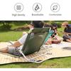 YYDX Portable Lifting Backrest, Leisure Floor Grass Beach Backrest, Adjustable Back with Armrests, Foldable Stainless Steel Back Support,Green view 4