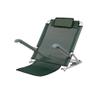 YYDX Portable Lifting Backrest, Leisure Floor Grass Beach Backrest, Adjustable Back with Armrests, Foldable Stainless Steel Back Support,Black view 1