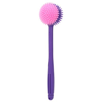 01 02 015 Massage Hammer, Manual Back Massagers Long Handle Flexible Prevent Slipping for Back Massage(Purple)