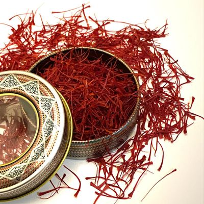 A+ Super Negin Saffron,(3.00) Gram 100% Pure and Organic, Premium All Red Saffron Threads (3 Gram)
