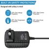 BestCH 6V AC Adapter for HoMedics NMSQ-210 NMSQ-215 NMSQ-210-2 NMSQ-210BK-2 NMSQ-215-2-HY Neck and Shoulder Massager, BKL-100 Squish Massaging Massager 6VDC Power Supply Cord view 3
