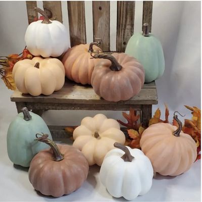10 Count Decorative Foam Pumpkins