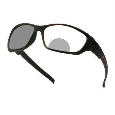 Photochromic Bifocal Reading Glasses Men Safety Sports Square Readers Sunglasses Transition cycling Anti UV Ray Eyestrain (black, 2.75, multiplier_x)