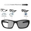Photochromic Bifocal Reading Glasses Men Safety Sports Square Readers Sunglasses Transition cycling Anti UV Ray Eyestrain (black, 2.75, multiplier_x) view 2