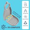 Detergent Cup Holder Set of 2, Besuerte Tidy Cup Laundry Detergent Drip Catcher Leak for Laundry Room Durable- No-Fall, No Drips or SpillsGrey view 2
