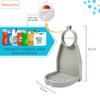 Detergent Cup Holder Set of 2, Besuerte Tidy Cup Laundry Detergent Drip Catcher Leak for Laundry Room Durable- No-Fall, No Drips or SpillsGrey view 3