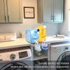Detergent Cup Holder Set of 2, Besuerte Tidy Cup Laundry Detergent Drip Catcher Leak for Laundry Room Durable- No-Fall, No Drips or SpillsGrey view 4