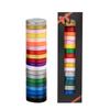 20 Colors 300 Yard Double Faced Rainbow Satin Ribbon -18 Ribbon Rolls & 2 Glitter Metallic Ribbon,3/8" X 15 Yard/Roll,Perfect for Christmas Gift Wrapping,Hair Bows & Other Craft Projects view 2