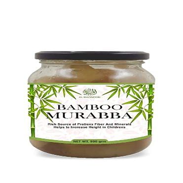 AL MASNOON Homemade Bamboo Murabba Helps Increasing Height Growth Bamboo Shoots Murabba | Bans Ka Murabba 500 grm | Good for Health 500grms
