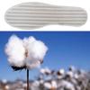 Bellcon Cotton Shoe Insoles for Women Thin Shoe Inserts for High Heels White and Grey Strip Cloth Fabric Shoe Insole for Women Sweaty and Moisture Wicking, 3 Pairs/Women 7 M US view 3