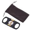 Feilx Cigar Guillotine Double Blade Metal Cigar Clippers Exquisite Stainless Steel Scissors Accessories for Cigar Lovers (Color : A) view 2