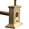 Feilx Cigar Cutter Stainless Steel Bronze Engraved Double Cut Blade Cigar Guillotine,Accessories Tools Gift for Cigar Lovers (Color : A) view 3