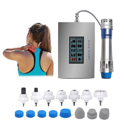 Body Massager Shockwave Therapy Machine for Body Muscle Relaxation Pain Relief with 7 Massager Heads